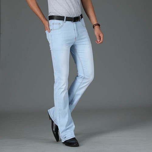 Jeans uomo fondo campana - jeans,