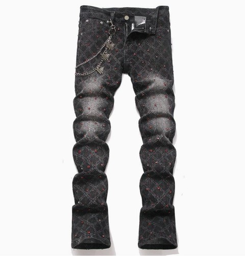 Jeans uomo nero denim - jeans,