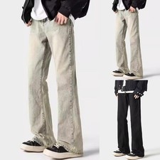 Jeans uomo casual lavato con