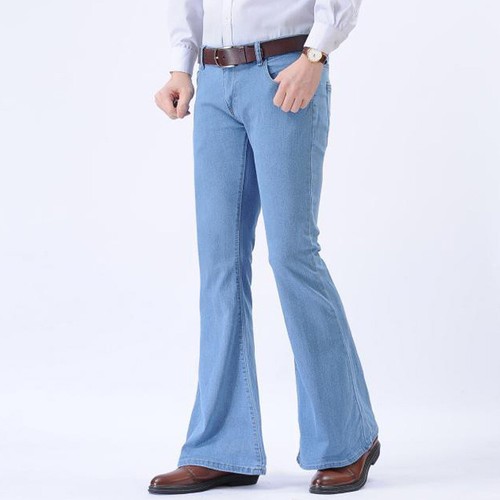 Jeans uomo elasticizzato fondo
