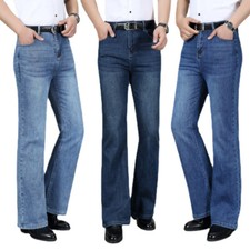 Jeans uomo svasato fondo a