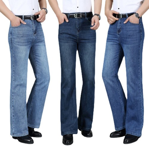 Jeans uomo svasato - fondo, a