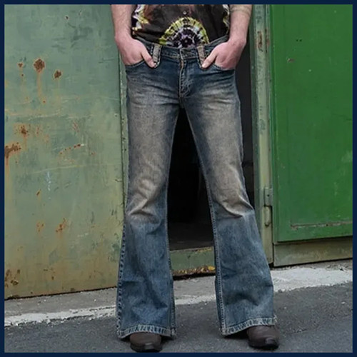 Jeans uomo svasato autunno - svasato,