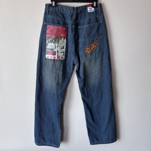 Y2k jnco jeans uomo blu - y2k, denim