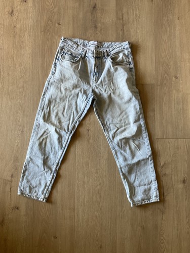 Jeans bershka flared grigio - bershka,