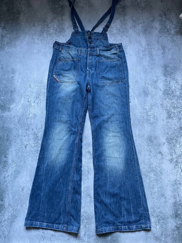 Salopette diesel denim svasata - salopette,