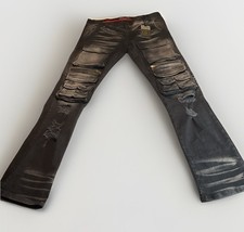 Jeans cargo impilati nero