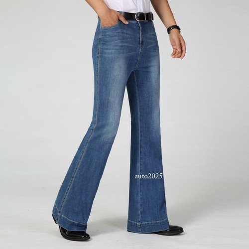 Jeans uomo fondo campana - jeans,