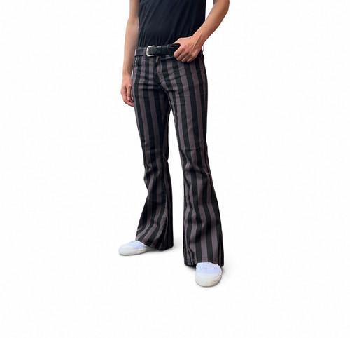 Pantalone uomo flares grigio - pantalone,