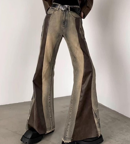 Jeans uomo retrò blu - , denim