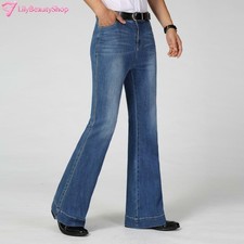 Jeans uomo fondo a campana