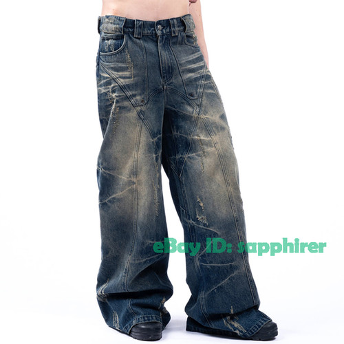Pantaloni denim lavati - , vintage