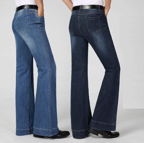 Jeans uomo fondo - a, campana