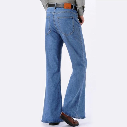 Jeans uomo fondo campana - uomo, a