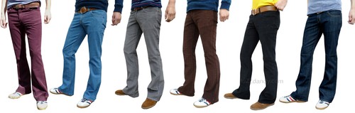 Jeans uomo bootcut - velluto, a