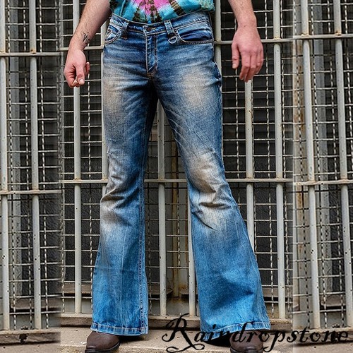 Jeans uomo fondo campana - fondo, a