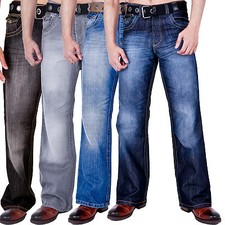 JEANS UOMO BOOTCUT DENIM GAMBA