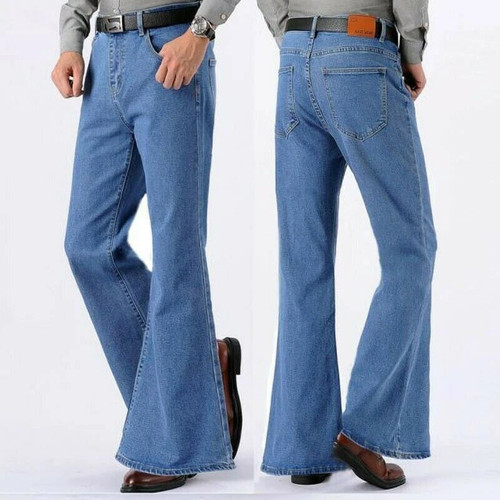 Jeans uomo fondo campana - jeans, a