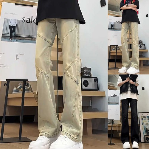 Pantaloni uomo svasati dritti