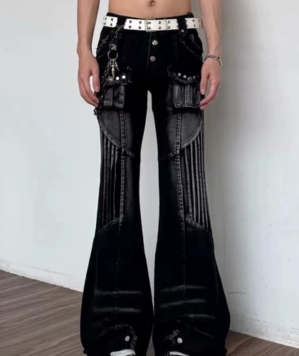 Jeans uomo nero - jeans,