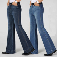 Jeans uomo retrò vita alta